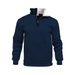 European And American Cross-border Men's Waffle Knit Autumn Casual Outdoor High-neck Half-zip Pocket Pullover_viptrois.com