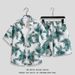 Men's Clothing Summer Quick Drying Short Sleeved Floral Shirt Suit Beachwear Loose Casual Two Piece Suit Outerwear Shorts_viptrois.com