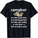 T-shirtcaregiver 2026 Cute Definition Caregiving Best Caregiver T_viptrois.com