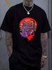 NEW LIMITED Retro Sunset Funny Pinball Wizard Design Idea T Shirt S 3XL Casual Summer Homme Versatile Breathable Streetwear Top For Everyday Wear_viptrois.com