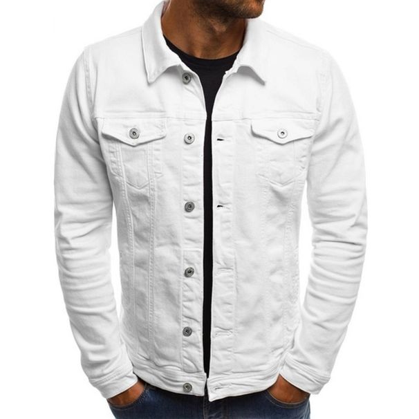 Men's 2021 Autumn Winter Trendy Fashion Casual Slim Fit Denim Multi-Pocket Button Stand Collar Workwear Jacket_viptrois.com