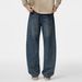Men's Clothing Wide Leg Jeans Loose Straight American Retro Washed Casual Vibe Trousers Vintage Washed Denim Pants For Cleanfit Style_viptrois.com
