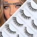 5 Pairs Handmade False Eyelashes - Thick & Curly 3D Lashes (European & American Style, One Piece Design)_viptrois.com