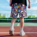 Premium Products CP11446A03 American Casual Camouflage Printed Trendy Brand Fitness Running Sports Basketball Shorts_viptrois.com