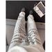 2025 American Retro Letter Slogan Graffiti Men's And Women's Autumn Stylish Straight Leg Casual Stacked Pants_viptrois.com