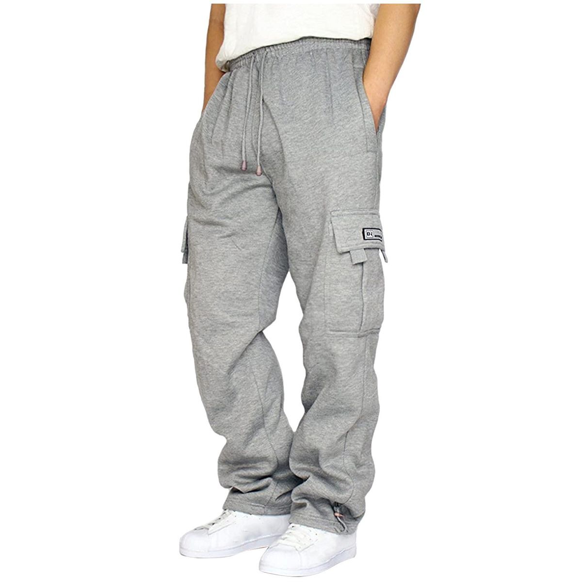 Men's Clothing Men's Multi Pocket Overalls Design Sense Casual Loose Cuffed Trousers Trendy_viptrois.com