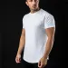 Men's T-Shirts Plain T Shirt Men Fashion Tee Shirts Summer Cotton Short Sleeve Tshirt Fitness Mens Gym Clothing Casual Sports T Shirts 230606_viptrois.com