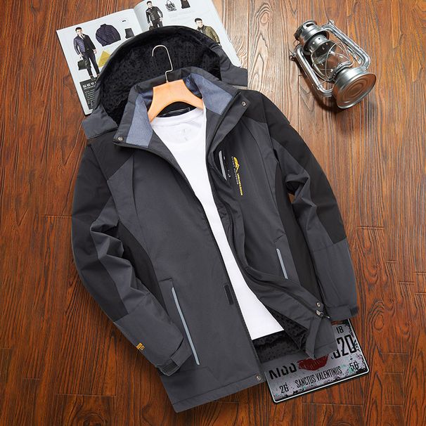 Men's Clothing soft shell jacket warm cycling work mountaineering suit winter plus size coat_viptrois.com