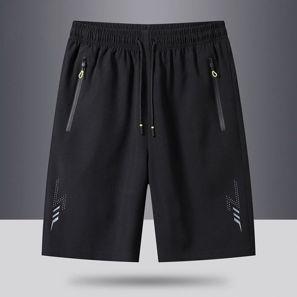 Men's Clothing Summer Men's Shorts Quick Drying Ice Silk Sports Leisure Cool Loose Large Size Outer Wear Thin Shorts Beach Pants_viptrois.com