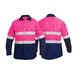 Men's Clothing Construction Workshop Auto Repair Sanitation Machine Tool Pure Cotton Reflective Strip Shirt Top Work Clothes_viptrois.com