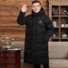 Men's Clothing Down Jacket Dad's Same Style Winter Knee Length Hooded Extreme Cold Down Jacket Thickened And Extended Size Coat_viptrois.com