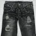 Y2K Gewaschene Jeans Gothic Retro Micro Flared Double Waisted Lace Up Hosen Männer Frauen Streetwear Hohe Qualität Design Sinn Hosen_viptrois.com