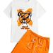 Men's Clothing Short Sleeved Shorts Adult Suit High Quality Needle Point Fabric Comfortable And Breathable T-shirt Sets_viptrois.com