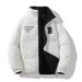 New Winter Imitation Lamb Wool Jacket With Double-sided Stand Up Collar, Trendy Men's Fashion Cotton Jacket, Warm And Thick Cotton Jacket_viptrois.com