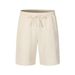 Men's Heavyweight Twisted Jacquard Shorts - Solid Color Casual Loose Fit Summer Shorts_viptrois.com