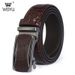 Cowhide casual automatic buckle men's belt Youth business belt_viptrois.com