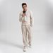 Men’s V-Neck Wool Blend Knit Sweater – Slim Fit Long Sleeve Pullover For Casual & Layering (M-4XL, White/Black)_viptrois.com