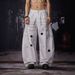 Utility Cargo Pants With Star Patches Multi-Pocket Distressed Wide-Leg Jeans Unisex Streetwear Aesthetic_viptrois.com
