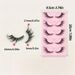 5 Pairs Cat Eye False Eyelashes - Voluminous Wispy Flared Lashes With Fox Effect, Natural Looking & Dramatic Curl For Eye Lengthening_viptrois.com