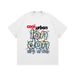 American Small Crew Neck Colorful Letter Printing Retro Trendy Brand Trends Ins Versatile Spring And Summer New Pure Cotton T-shirt Short Sleeve_viptrois.com