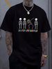 Dabbing Skeleton Pumpkin Autism Awareness Halloween T-Shirt Top For Everyday Wear T-Shirt For Women Casual Comfortable Designer Clothes Casual Unisex Women Female Slightly Summer Women Top Graphic Tees Stylish Breathable Soft Graphic Fashion_viptrois.com