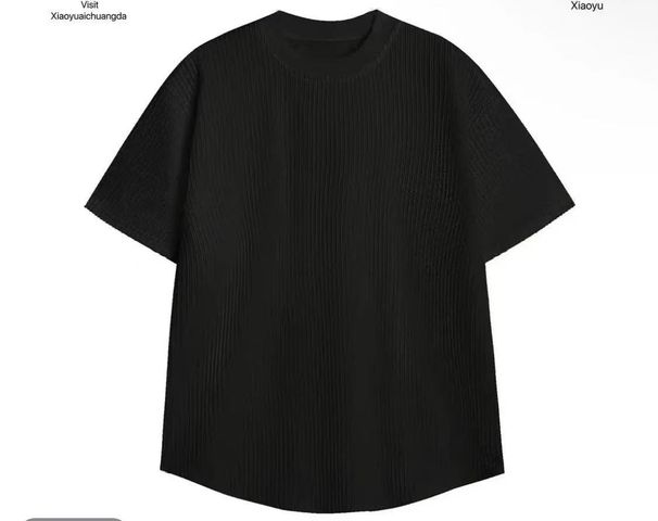 Summer Minimalist Outfit Set – Lightweight Cotton-Blend Relaxed T-Shirt & Straight-Leg Pants (Black/White, S-3xl)_viptrois.com