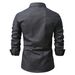Men's Clothing Men's Clothing Men's New Double Pocket Denim Long Sleeved Shirt Men's Casual Work Shirt_viptrois.com