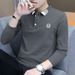 Pulse Men's Ice Silk T-Shirt For Spring And Autumn, Casual Polo Long Sleeve Thin Turn-Down Collar Trendy_viptrois.com