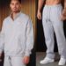 Men's Clothing Autumn and winter YOUNG half zip suit men's sports fitness training suit running casual sweatshirt sweatpants suit_viptrois.com