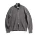 Pure Majia Four-Corner Spring Double Zipper Half-High Collar Warm Couple High-Weight Cardigan Jacket Men's Knitted Sweater_viptrois.com