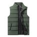 Winter Warm And Fashionable Cotton Men's Zipper Pocket Vest Stand Collar Jacket_viptrois.com