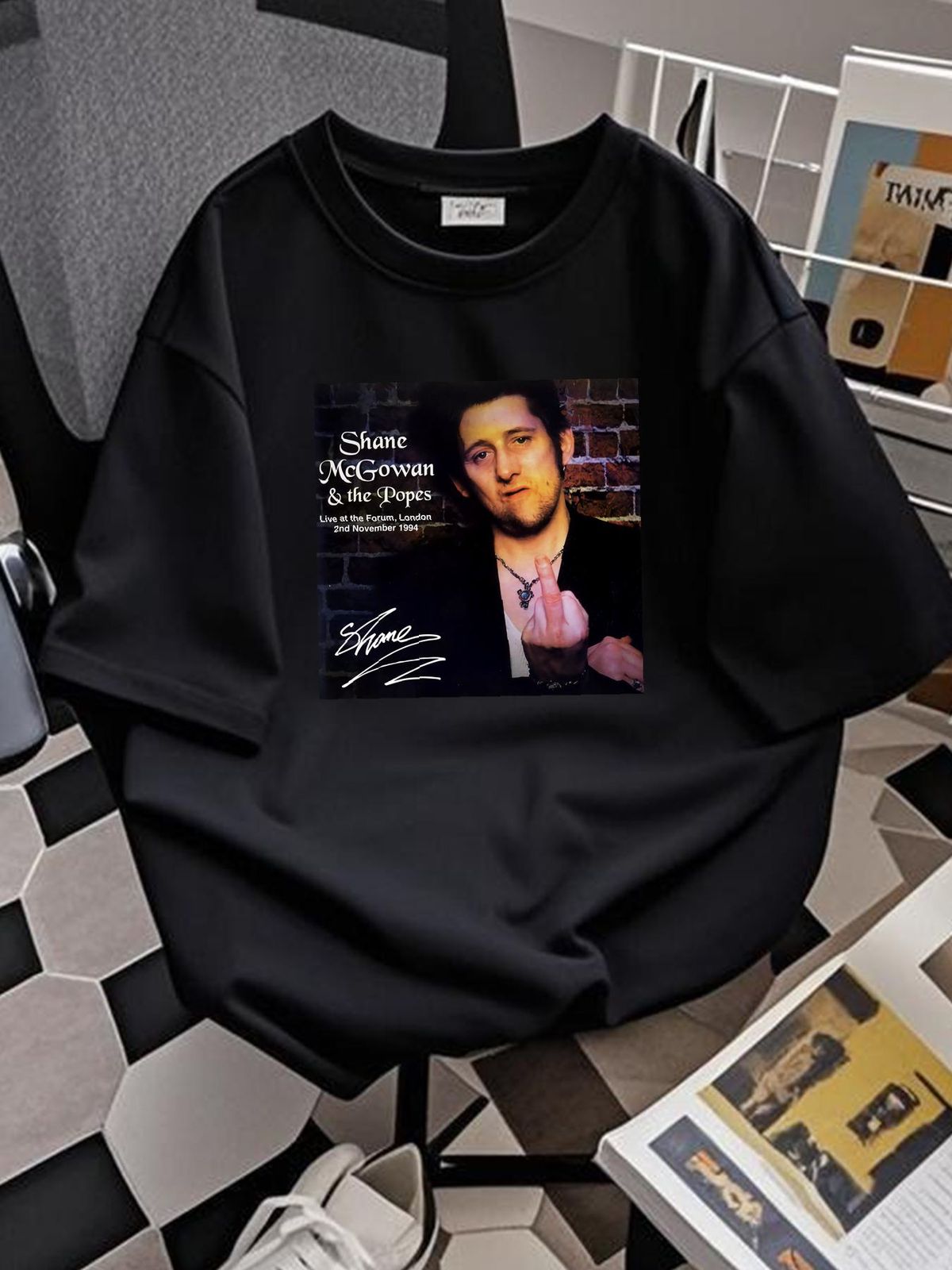 Classic Shane MacGowan Gift Funny Men All Size T-Shirt 1NN998 Graphic Top For Everyday Wear Streetwear Fashion Versatile Designer Clothes_viptrois.com