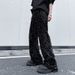Men's Clothing New spring and autumn style youth performance costumes sequined casual pants brand loose lace up pants straight harem trousers_viptrois.com