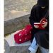 Women's Bags How Are You? New Red Corduroy Retro Shoulder Bag For Women, Versatile Large Capacity Embroidered Simple Tote Bag For Women_viptrois.com