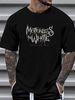 Men's Motionless In White Graveyard Shift Slim Fit T-shirt X-Large Black Streetwear Slightly Soft Breathable Designer Clothes Homme_viptrois.com