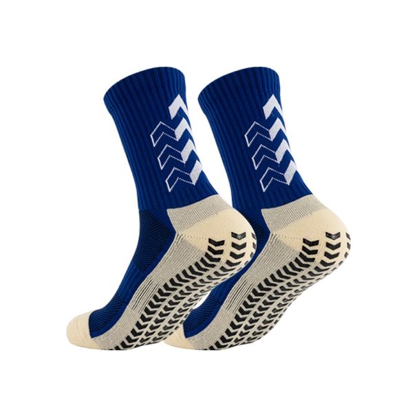 Football Socks Anti Slip Glue Professional Football Socks FootballSock Mid Tube Adult Towel Bottom Socks Thick Towel Sports Socks_viptrois.com