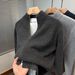 Men’s Zip-Up Knit Cardigan – Semi-Turtleneck Lightweight Sweater (M-3XL, Light Grey/Dark Grey/Beige/Navy)_viptrois.com
