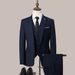 Men’s Clothing 3Pcs/Set Men's Suit Slim Business Suit Wedding Groom Business Suit Men_viptrois.com