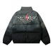 Men's Clothing Letter Retro Cotton Jacket Street Hip Hop Couple Cotton Jacket Trendy Warm Coat_viptrois.com