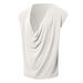 Men's Clothing Solid Color Sleeveless Sports V Neck Bottoming Shirt Wide Shoulder Solid Color Swing Collar Vest_viptrois.com