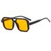 Men's Sunglasses Contrast Color Double Beam Rivet Sunglasses For Men European And American Personality All Match Glasses Sports Candy Color Sunglasses_viptrois.com