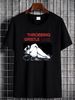 Throbbing Gristle Retro T Shirt Psychic TV New Black Stretched Soft Designer Clothes Homme Slightly Streetwear Breathable Graphic Comfortable_viptrois.com