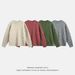 Men’s Mohair Cable Knit Sweater - Retro Crewneck Pullover In Rich Colors (M/L/XL/XXL/XXXL)_viptrois.com
