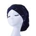 Velvet Pearl Turban Hat – European & Korean Style Folding Pile Hat (In Stock)_viptrois.com