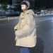 Hooded For Winter Loose Thickened Cotton Coat Trendy Brand Couple Student Puffer Jacket Warm Outerwear Plus Size Men_viptrois.com