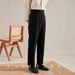 Men's Clothing Trousers Autumn And Winter High Waist Straight Business Casual Drape Suit Trousers_viptrois.com