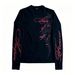 Y2k Retro Print Cotton T-Shirt - Oversized Streetwear Tee With Vintage Letter Graphic, Soft Comfort Fit, Unisex Casual Long Sleeve Top_viptrois.com