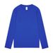 230g Autumn Winter New Heavyweight Solid Color Pure Long Sleeve Men's Plus Size Couple's Round Neck Cotton Base Layer_viptrois.com