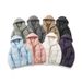 Couple's Solid Color Puffer Jacket - Unisex Thickened Winter Coat With Stand Collar, Oversized Fit & Trendy Streetwear Style_viptrois.com