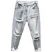 Men's Clothing Street Washed Distressed Ripped Jeans For Men Spring And Autumn Straight High Street Vibe Style Handsome Long Pants_viptrois.com